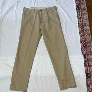 Classic Men's Straight-Fit Chinos in Tan
